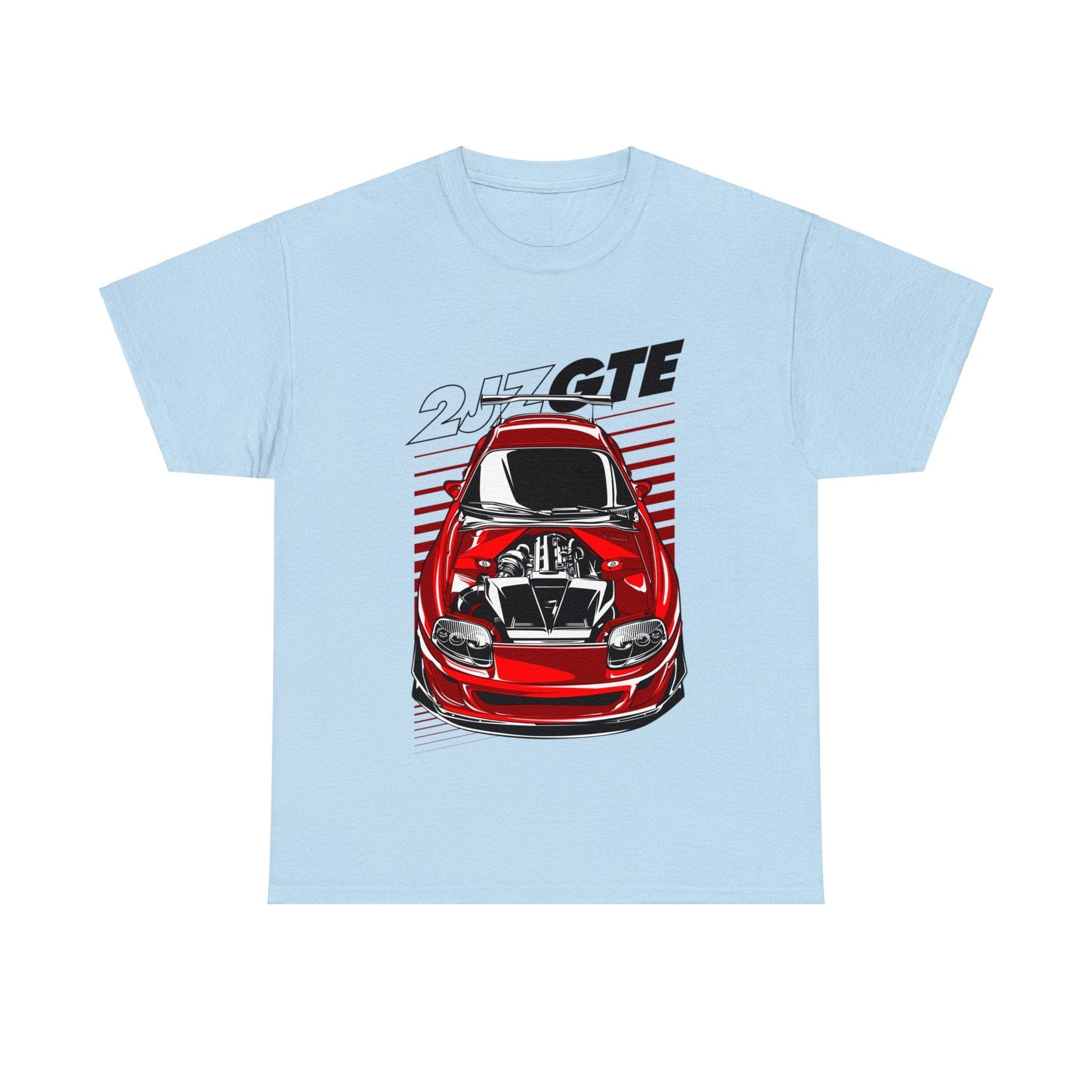 2JZ GTE Supra Graphic Tee Graphic Tees Australia Light Blue / S Graphic T-Shirt Australia -  Cool Graphic T-Shirts Online - 