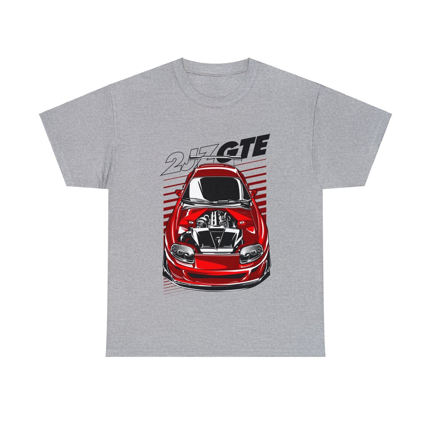 2JZ GTE Supra Graphic Tee Graphic Tees Australia Sport Grey / S Graphic T-Shirt Australia -  Cool Graphic T-Shirts Online - 