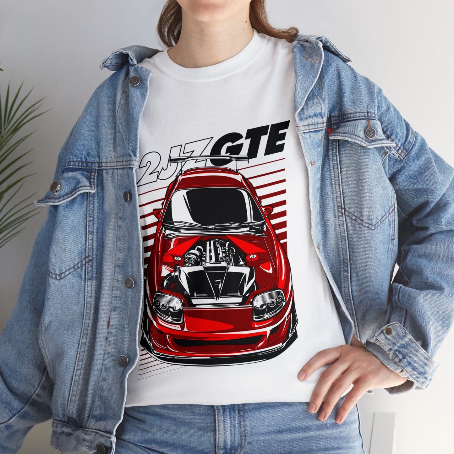 2JZ GTE Supra Graphic Tee Graphic Tees Australia Graphic T-Shirt Australia -  Cool Graphic T-Shirts Online - 