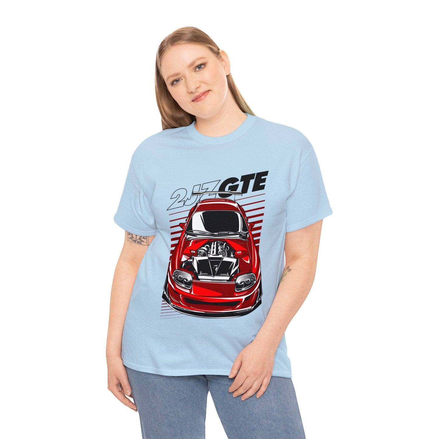 2JZ GTE Supra Graphic Tee Graphic Tees Australia Graphic T-Shirt Australia -  Cool Graphic T-Shirts Online - 