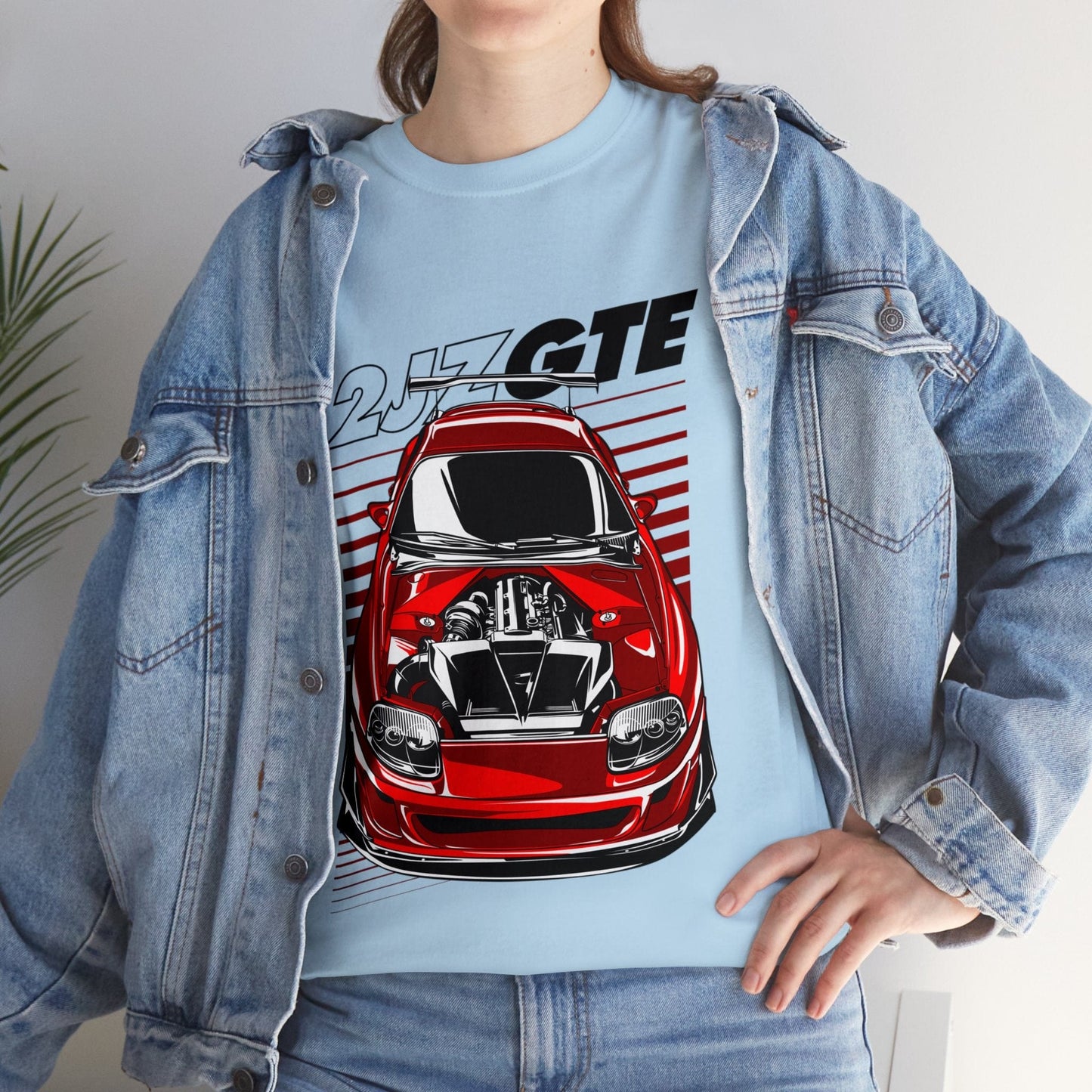 2JZ GTE Supra Graphic Tee Graphic Tees Australia Graphic T-Shirt Australia -  Cool Graphic T-Shirts Online - 