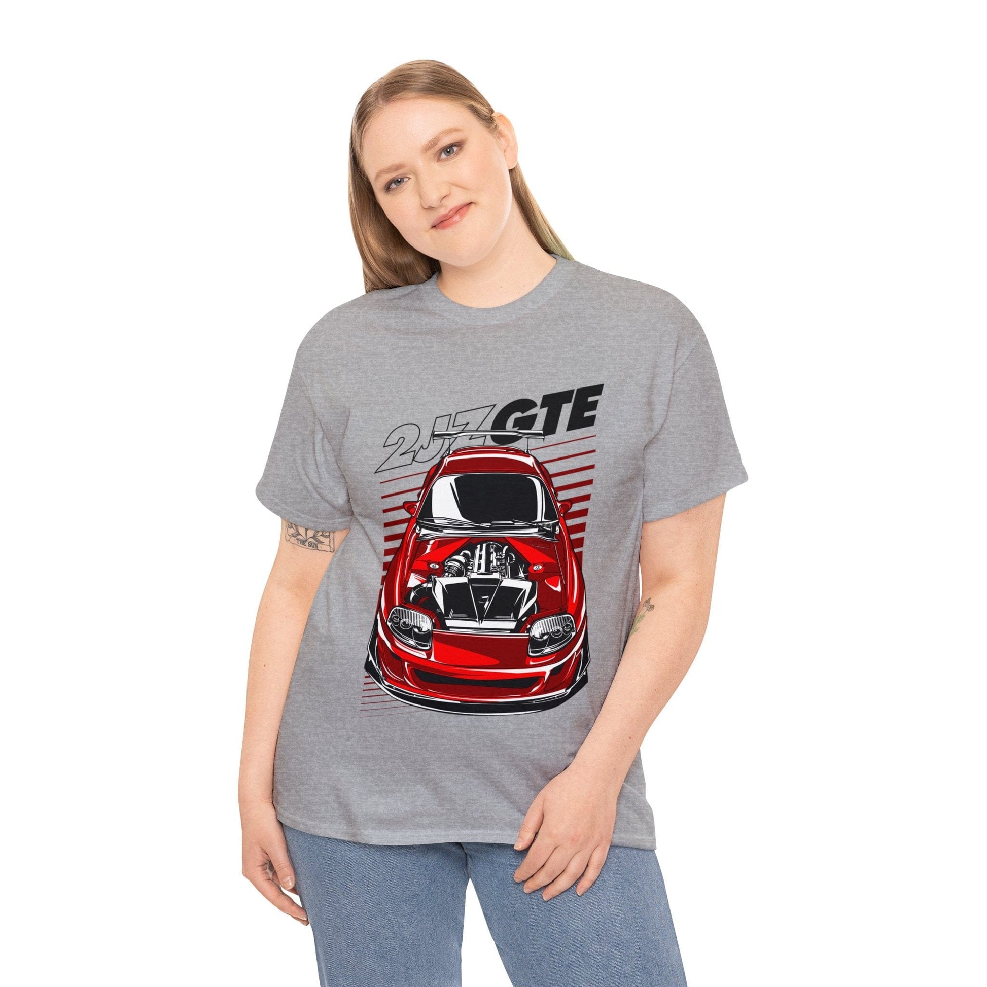 2JZ GTE Supra Graphic Tee Graphic Tees Australia Graphic T-Shirt Australia -  Cool Graphic T-Shirts Online - 