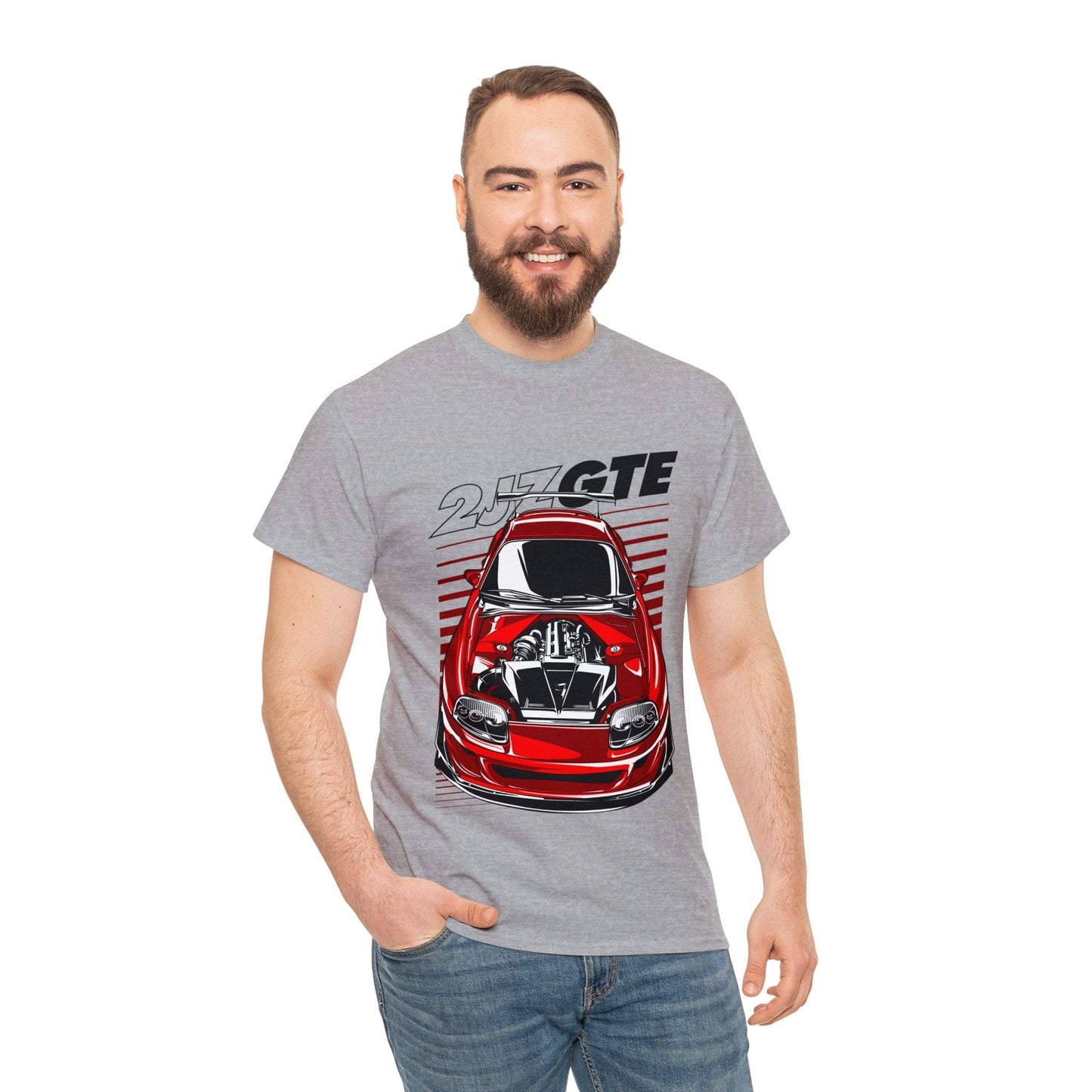 2JZ GTE Supra Graphic Tee Graphic Tees Australia Graphic T-Shirt Australia -  Cool Graphic T-Shirts Online - 