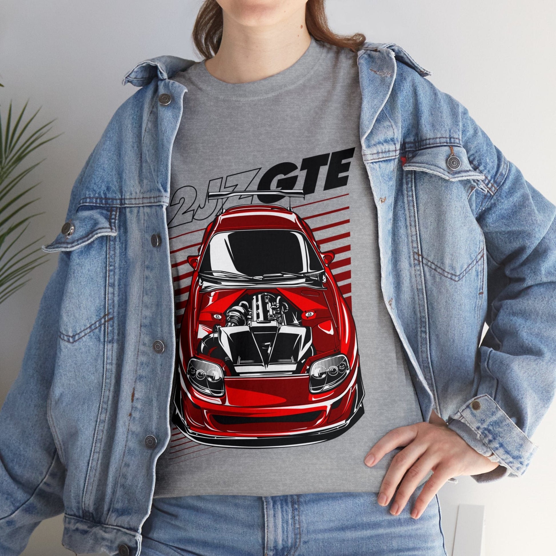 2JZ GTE Supra Graphic Tee Graphic Tees Australia Graphic T-Shirt Australia -  Cool Graphic T-Shirts Online - 