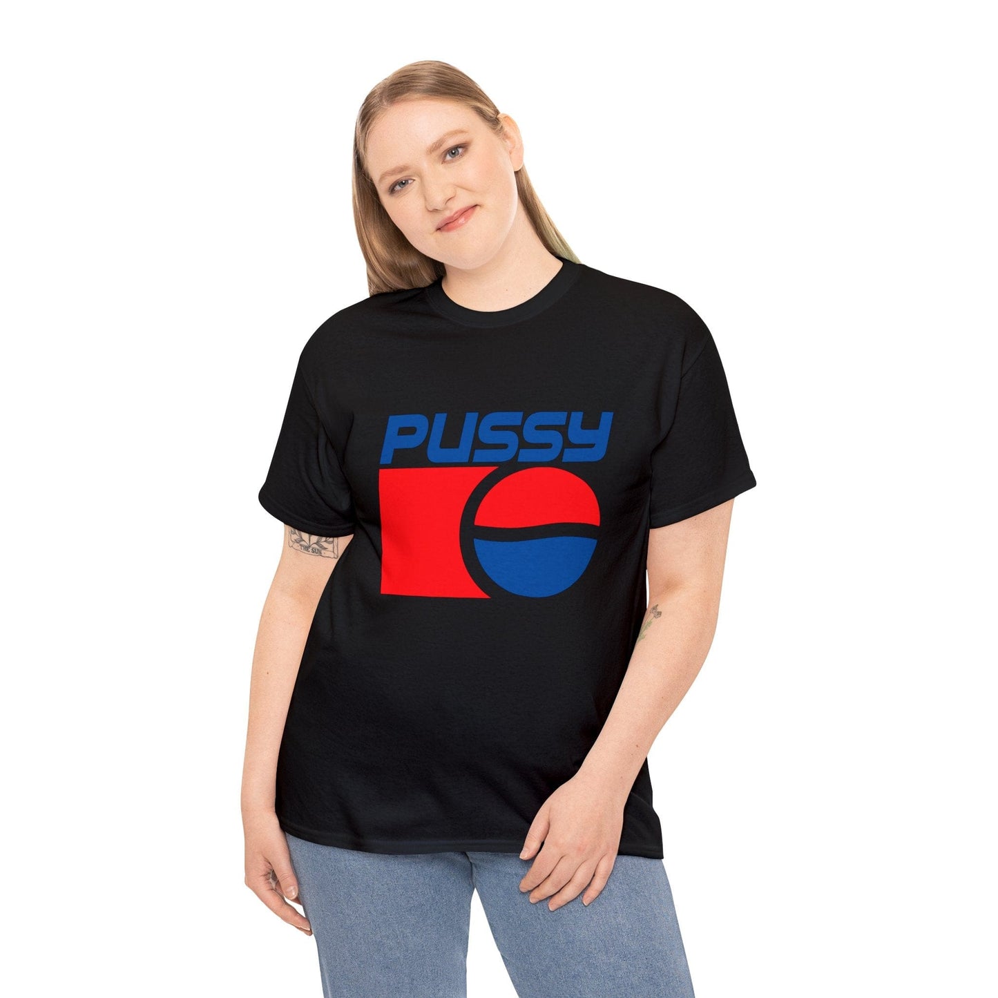 90's Pepsi Pussy Logo Graphic Tee Graphic Tees Australia Graphic T-Shirt Australia -  Cool Graphic T-Shirts Online -  90's Pepsi Pussy Logo T-Shirt | Retro Vintage Graphic Tee