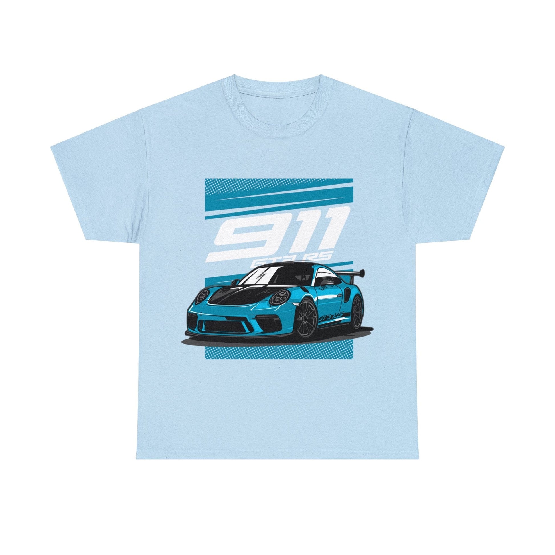 911 GT3 RS Graphic Tee Graphic Tees Australia Light Blue / S Graphic T-Shirt Australia -  Cool Graphic T-Shirts Online - 