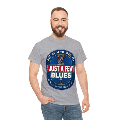 A Few Blues Graphic Tee Graphic Tees Australia Sport Grey / S Graphic T-Shirt Australia -  Cool Graphic T-Shirts Online -  A Few Blues T-Shirt | Funny Auusie Graphic T-Shirts Australia