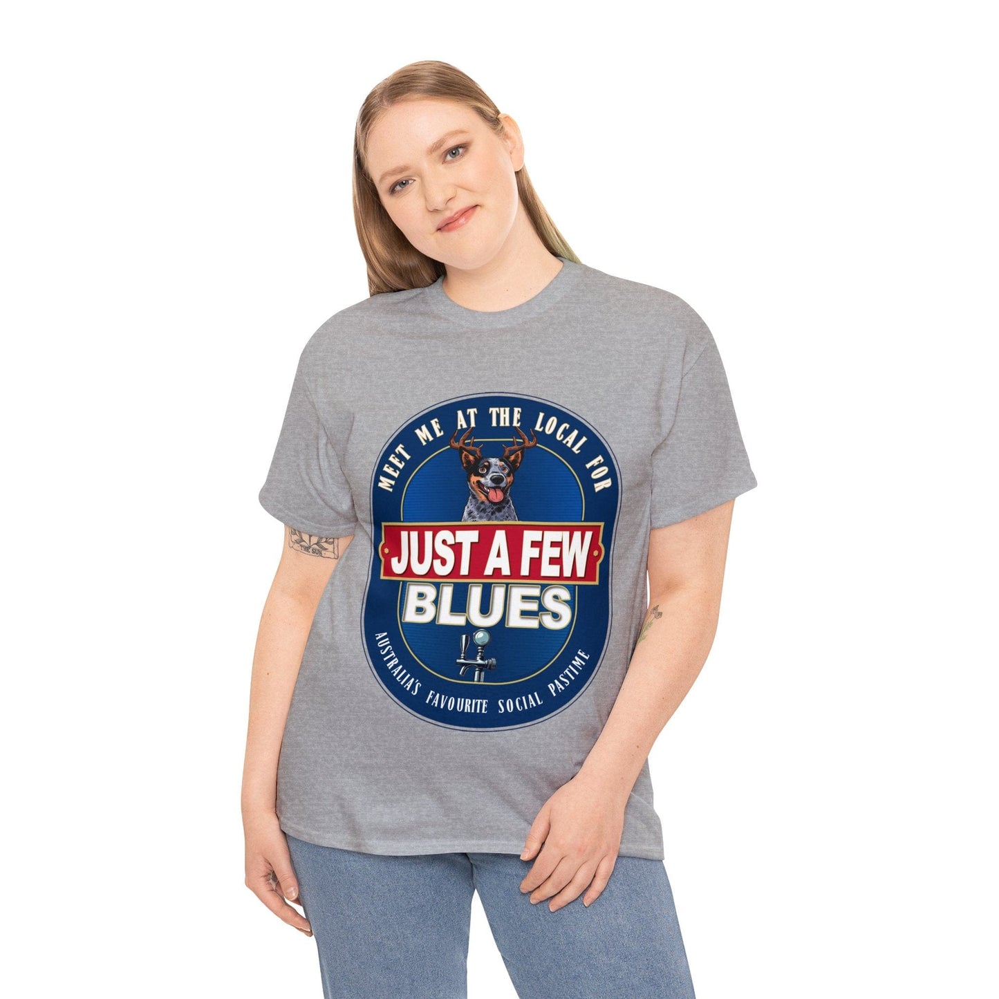 A Few Blues Graphic Tee Graphic Tees Australia Graphic T-Shirt Australia -  Cool Graphic T-Shirts Online -  A Few Blues T-Shirt | Funny Auusie Graphic T-Shirts Australia