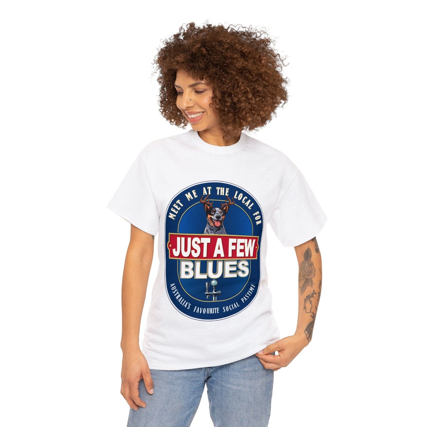 A Few Blues Graphic Tee Graphic Tees Australia Graphic T-Shirt Australia -  Cool Graphic T-Shirts Online -  A Few Blues T-Shirt | Funny Auusie Graphic T-Shirts Australia