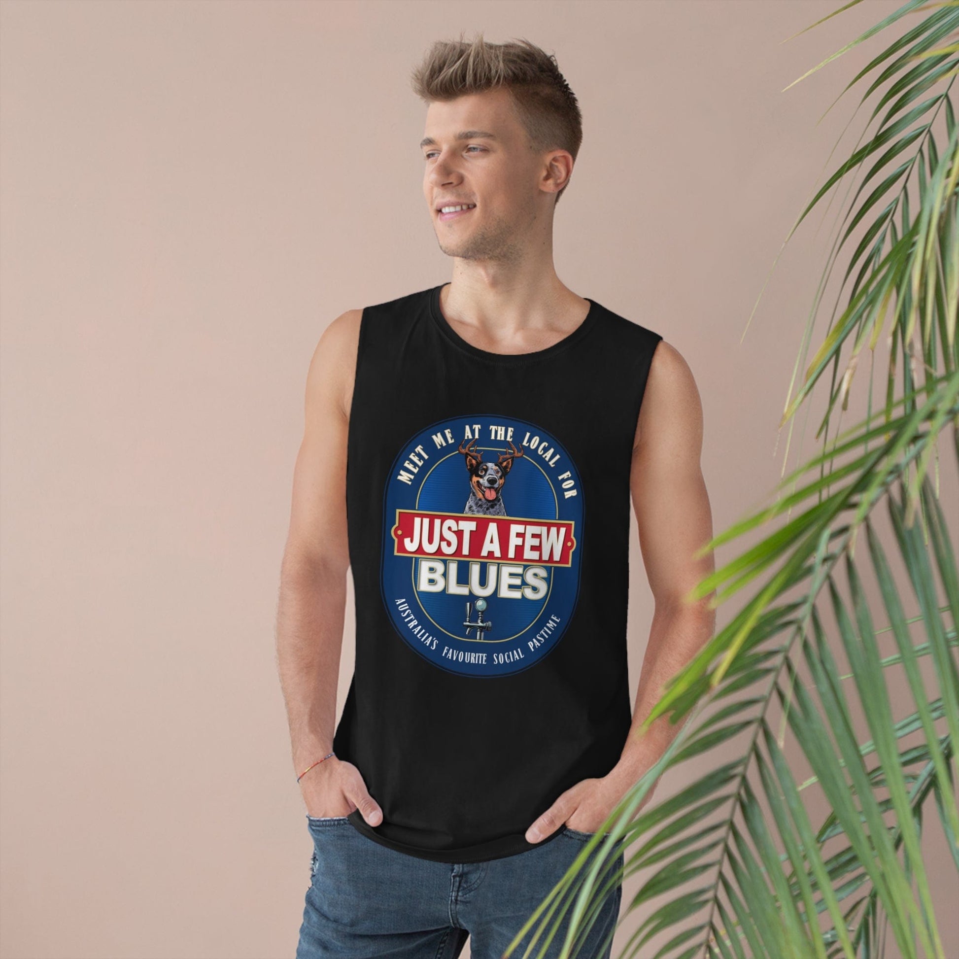 A Few Blues Tank Top Graphic Tees Australia Black / XS Graphic T-Shirt Australia -  Cool Graphic T-Shirts Online -  A Few Blues Tank Top | Funny Aussie Tank Tops Australia