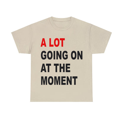 A Lot Going On At The Moment Taylor Swift Graphic Tee Graphic Tees Australia Sand / S Graphic T-Shirt Australia -  Cool Graphic T-Shirts Online - 