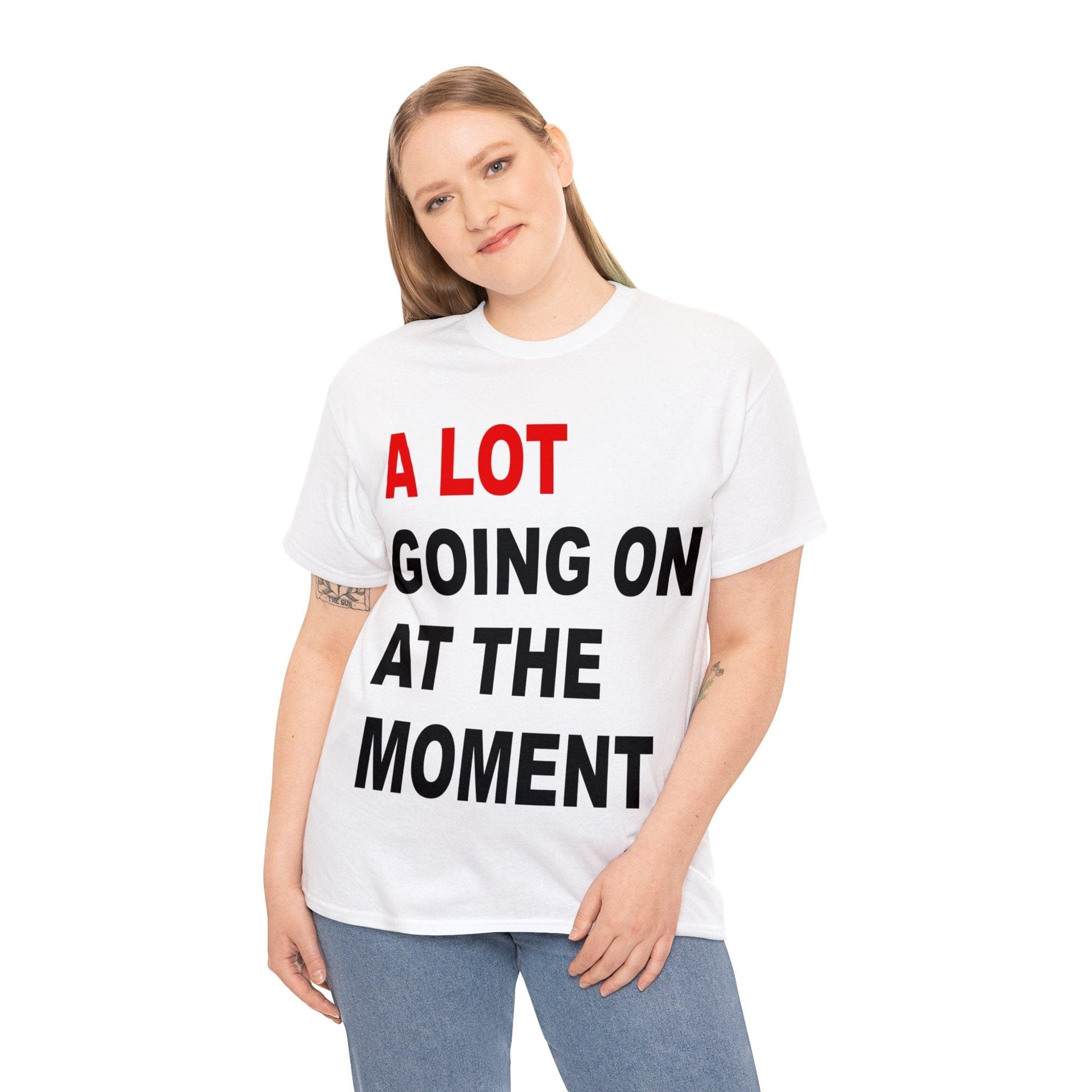 A Lot Going On At The Moment Taylor Swift Graphic Tee Graphic Tees Australia Graphic T-Shirt Australia -  Cool Graphic T-Shirts Online - 