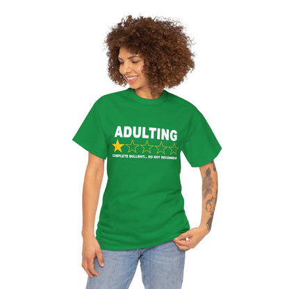 Adulting Do Not Recommend Graphic Tee Graphic Tees Australia Irish Green / S Graphic T-Shirt Australia -  Cool Graphic T-Shirts Online -  Adulting Do Not Recommend T-Shirt