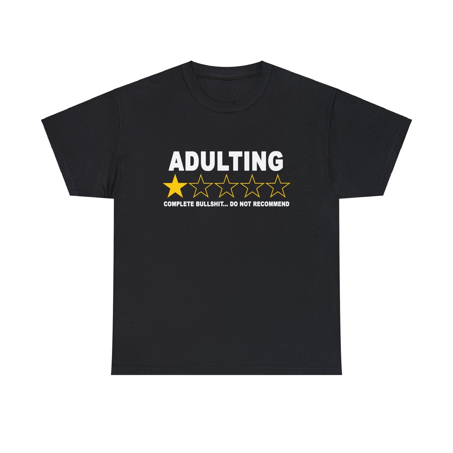 Adulting Do Not Recommend Graphic Tee Graphic Tees Australia Graphic T-Shirt Australia -  Cool Graphic T-Shirts Online -  Adulting Do Not Recommend T-Shirt