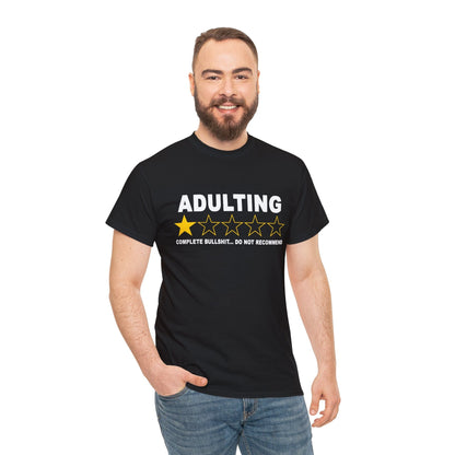 Adulting Do Not Recommend Graphic Tee Graphic Tees Australia Graphic T-Shirt Australia -  Cool Graphic T-Shirts Online -  Adulting Do Not Recommend T-Shirt