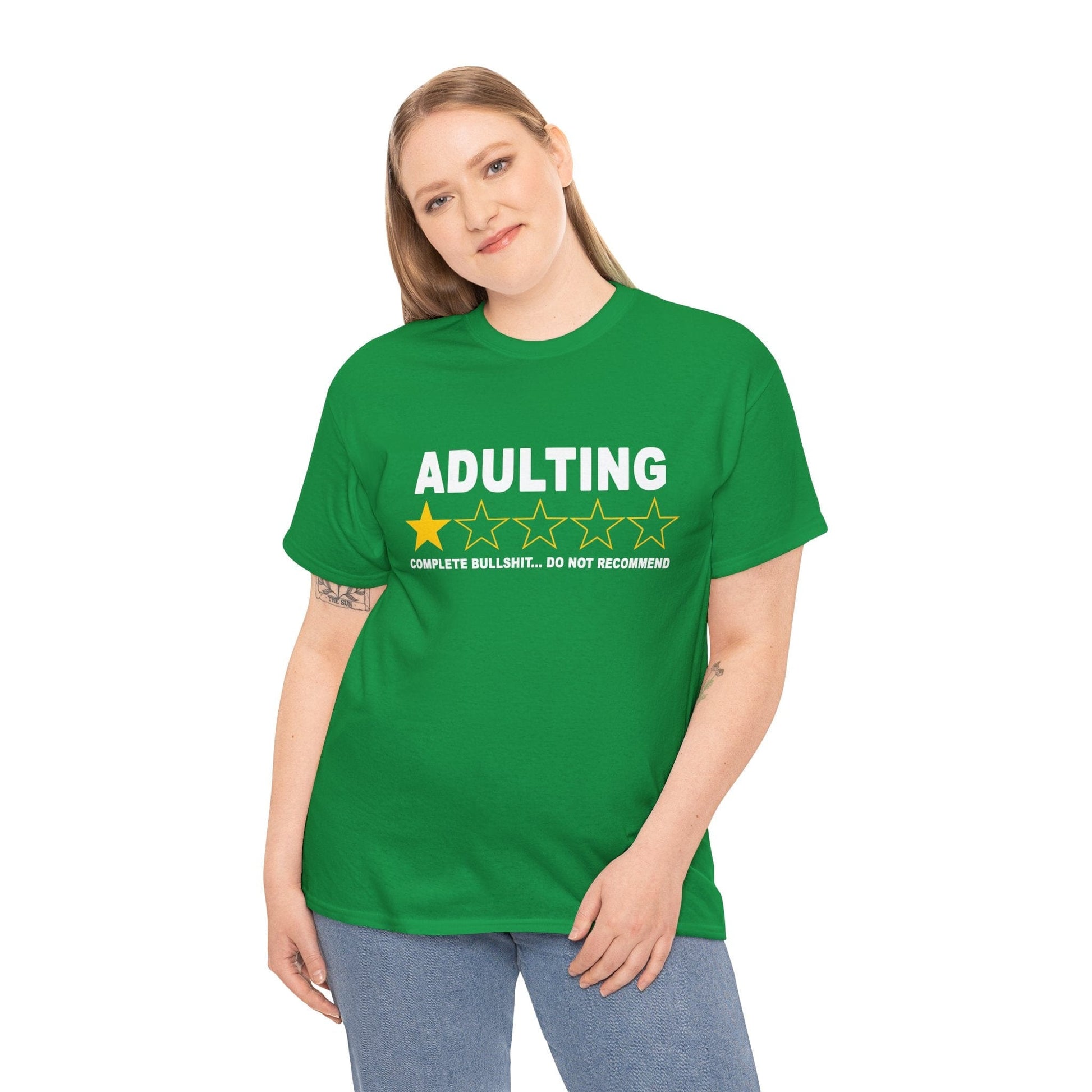 Adulting Do Not Recommend Graphic Tee Graphic Tees Australia Graphic T-Shirt Australia -  Cool Graphic T-Shirts Online -  Adulting Do Not Recommend T-Shirt