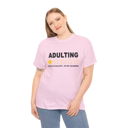 Adulting Do Not Recommend Graphic Tee Graphic Tees Australia Graphic T-Shirt Australia -  Cool Graphic T-Shirts Online -  Adulting Do Not Recommend T-Shirt