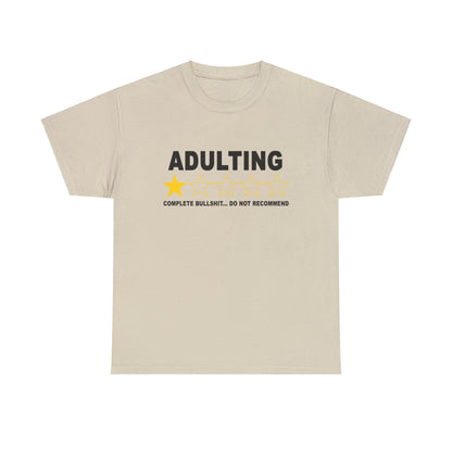 Adulting Do Not Recommend Graphic Tee Graphic Tees Australia Graphic T-Shirt Australia -  Cool Graphic T-Shirts Online -  Adulting Do Not Recommend T-Shirt