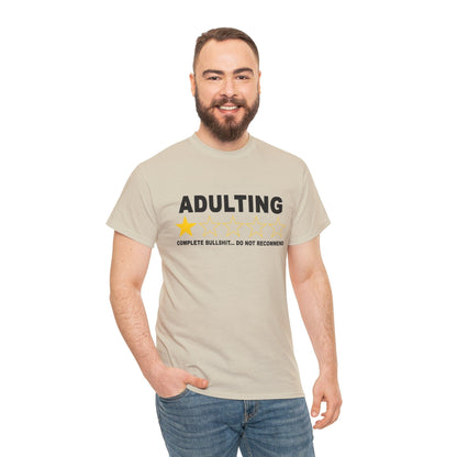 Adulting Do Not Recommend Graphic Tee Graphic Tees Australia Graphic T-Shirt Australia -  Cool Graphic T-Shirts Online -  Adulting Do Not Recommend T-Shirt