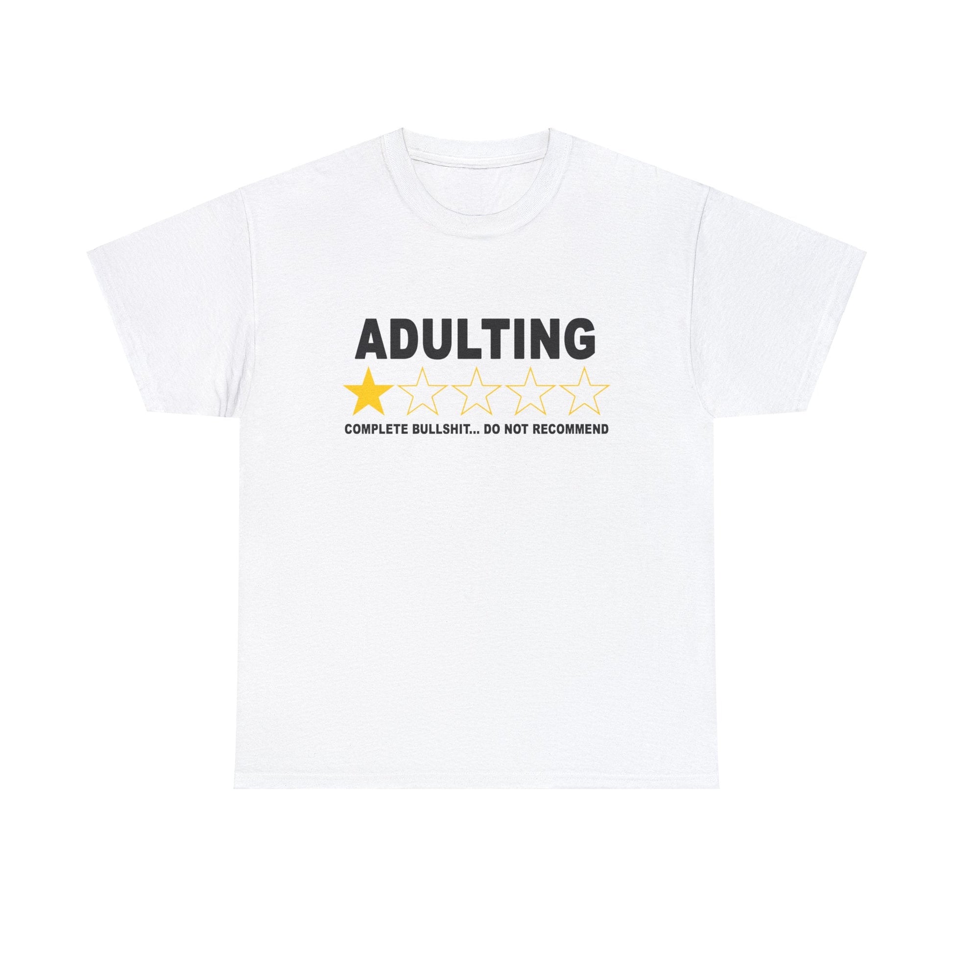 Adulting Do Not Recommend Graphic Tee Graphic Tees Australia Graphic T-Shirt Australia -  Cool Graphic T-Shirts Online -  Adulting Do Not Recommend T-Shirt