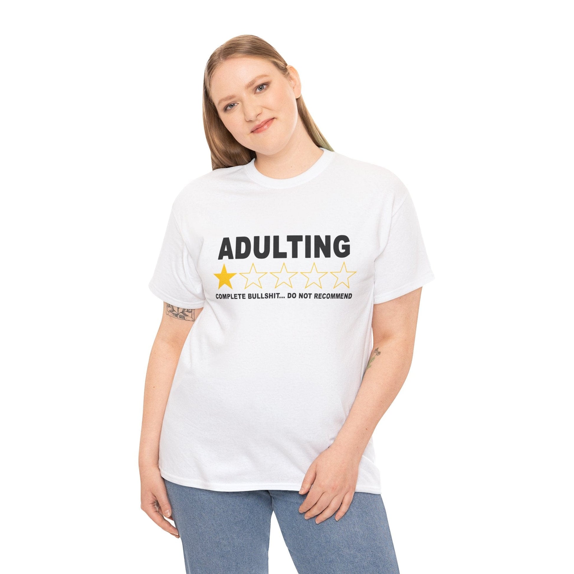 Adulting Do Not Recommend Graphic Tee Graphic Tees Australia Graphic T-Shirt Australia -  Cool Graphic T-Shirts Online -  Adulting Do Not Recommend T-Shirt