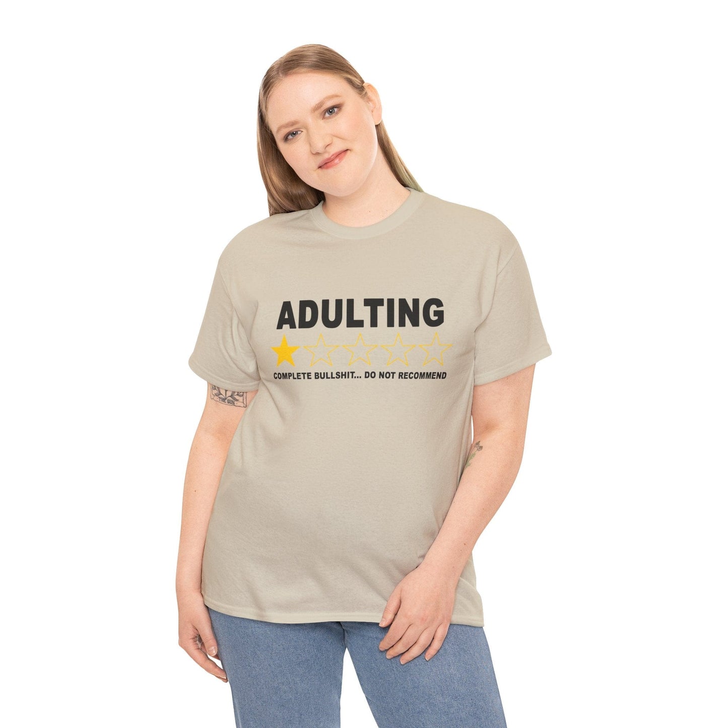 Adulting Do Not Recommend Graphic Tee Graphic Tees Australia Graphic T-Shirt Australia -  Cool Graphic T-Shirts Online -  Adulting Do Not Recommend T-Shirt