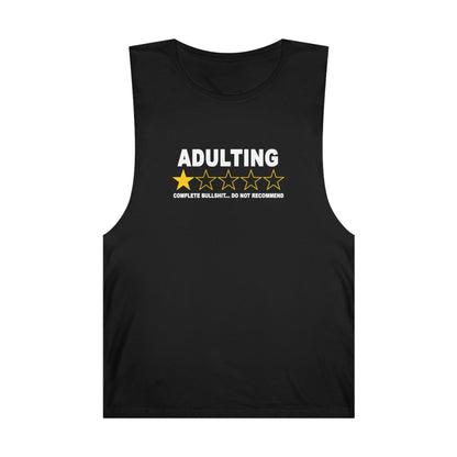 Adulting Do Not Recommend Tank Top Graphic Tees Australia Graphic T-Shirt Australia -  Cool Graphic T-Shirts Online - 