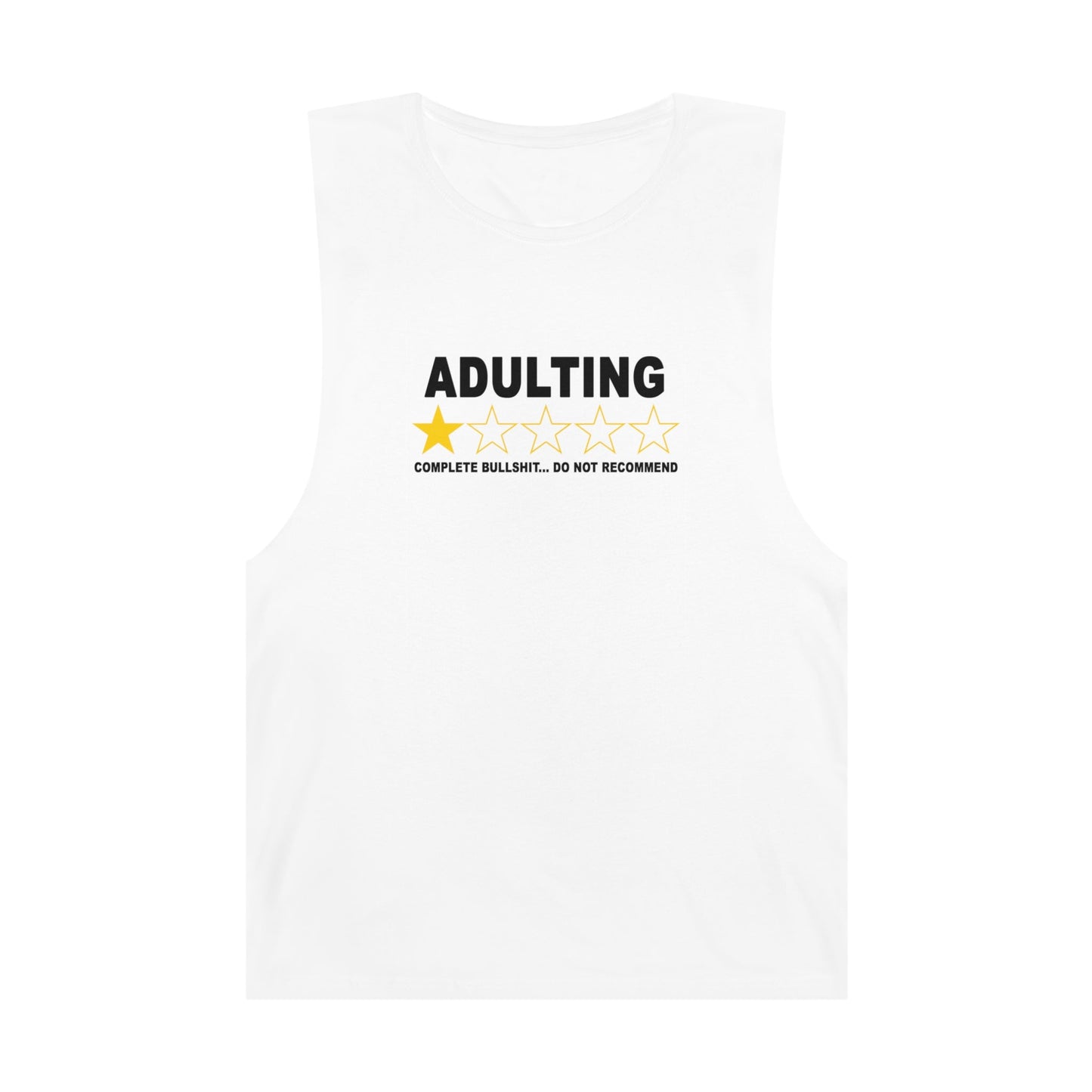 Adulting Do Not Recommend Tank Top Graphic Tees Australia Graphic T-Shirt Australia -  Cool Graphic T-Shirts Online - 