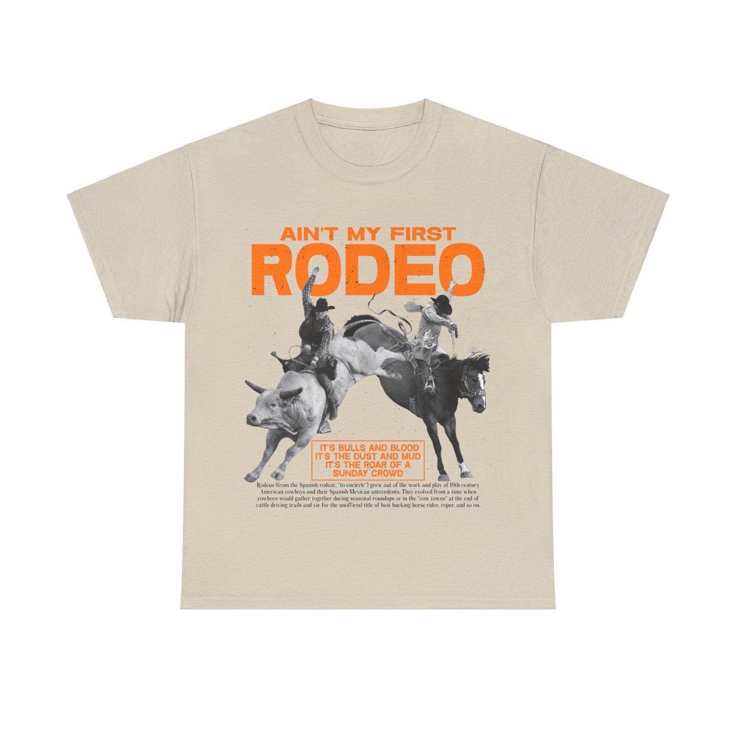 Aint My First Rodeo Graphic Tee Graphic Tees Australia Graphic T-Shirt Australia -  Cool Graphic T-Shirts Online -  Aint My First Rodeo T-Shirt | Graphic T-Shirts Australia