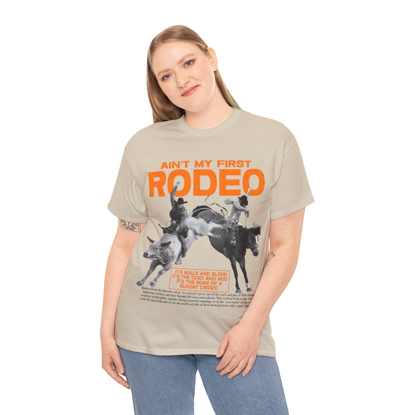 Aint My First Rodeo Graphic Tee Graphic Tees Australia Graphic T-Shirt Australia -  Cool Graphic T-Shirts Online -  Aint My First Rodeo T-Shirt | Graphic T-Shirts Australia