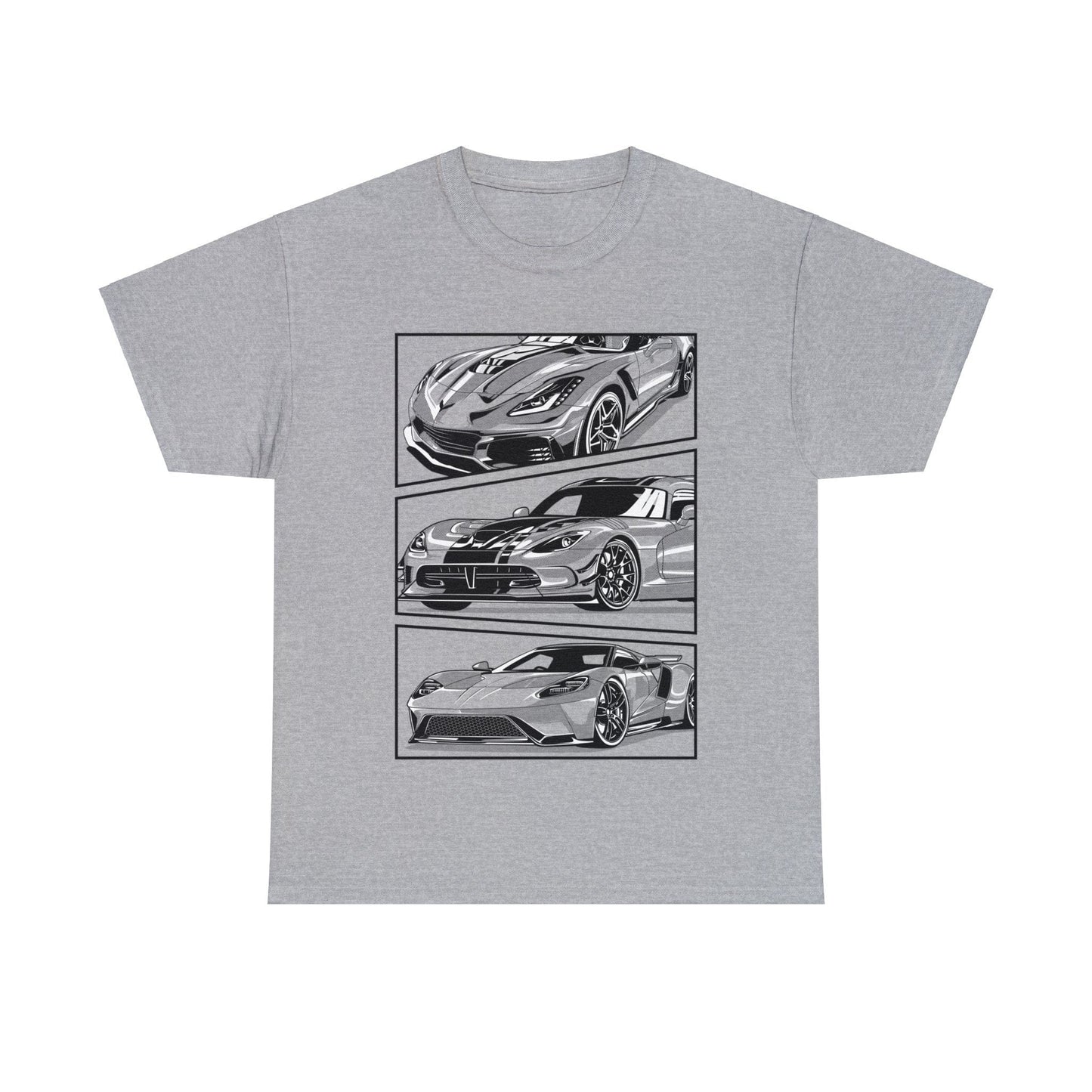 American Muscle JDM Graphic Tee Graphic Tees Australia Sport Grey / S Graphic T-Shirt Australia -  Cool Graphic T-Shirts Online - 