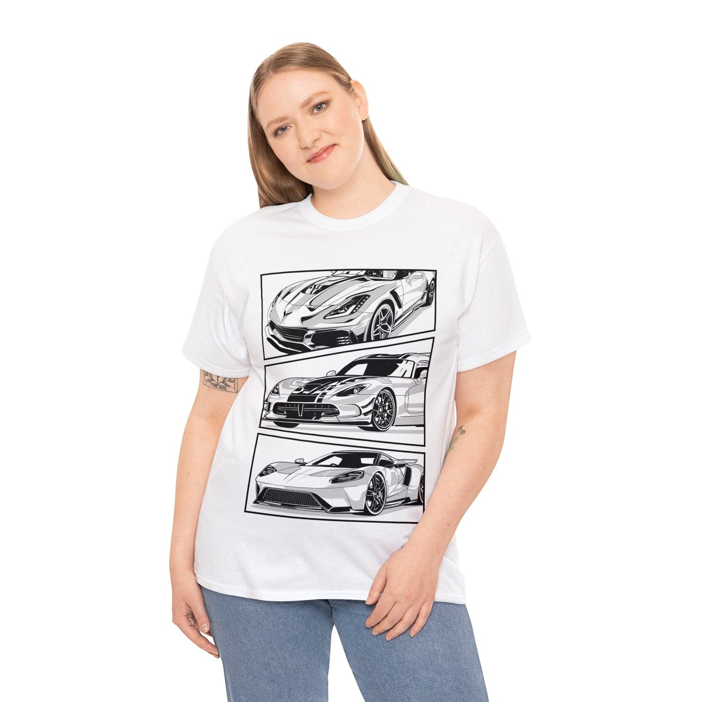 American Muscle JDM Graphic Tee Graphic Tees Australia Graphic T-Shirt Australia -  Cool Graphic T-Shirts Online - 