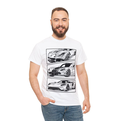 American Muscle JDM Graphic Tee Graphic Tees Australia Graphic T-Shirt Australia -  Cool Graphic T-Shirts Online - 