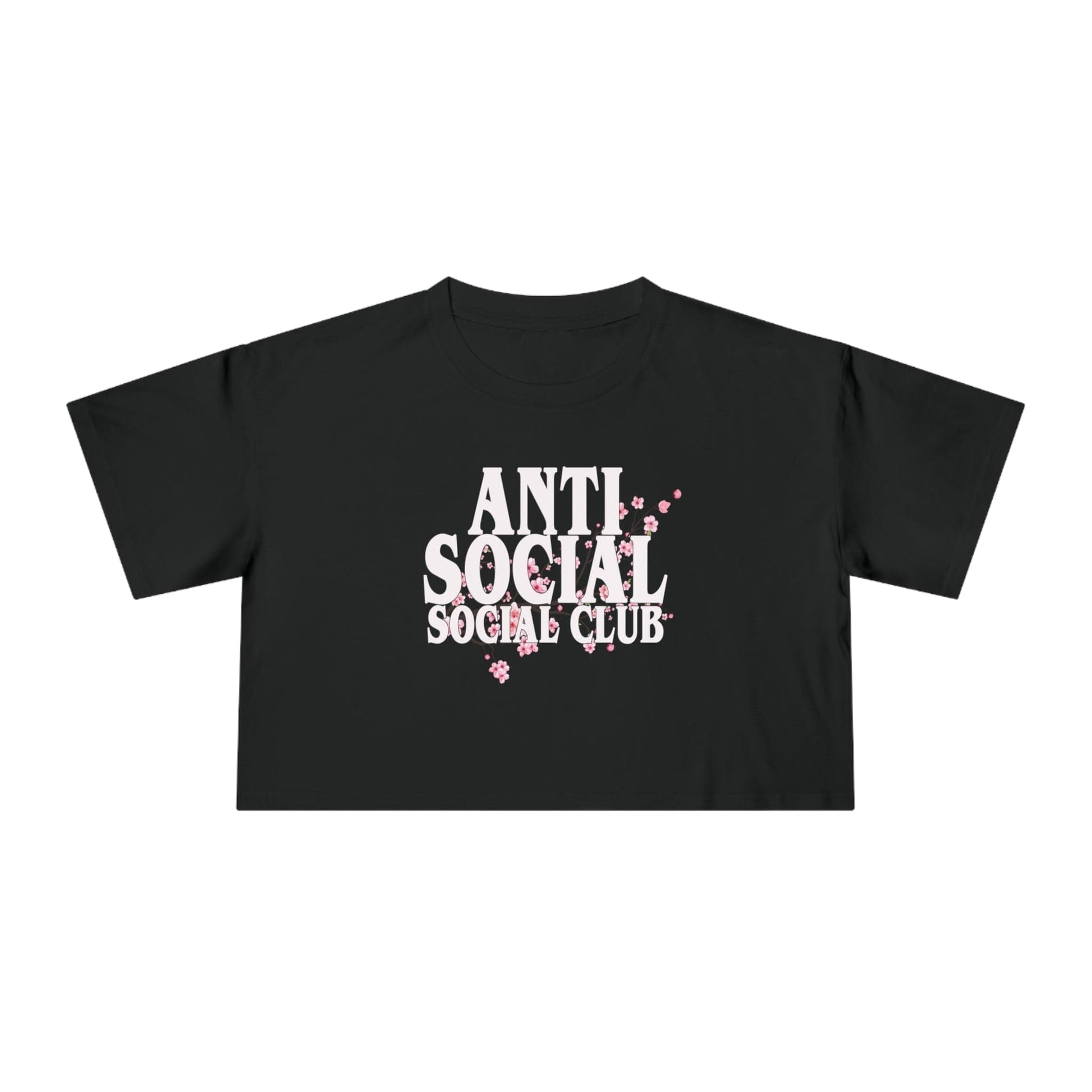 Anti Social Social Club Crop Tee Graphic Tees Australia Graphic T-Shirt Australia -  Cool Graphic T-Shirts Online - 