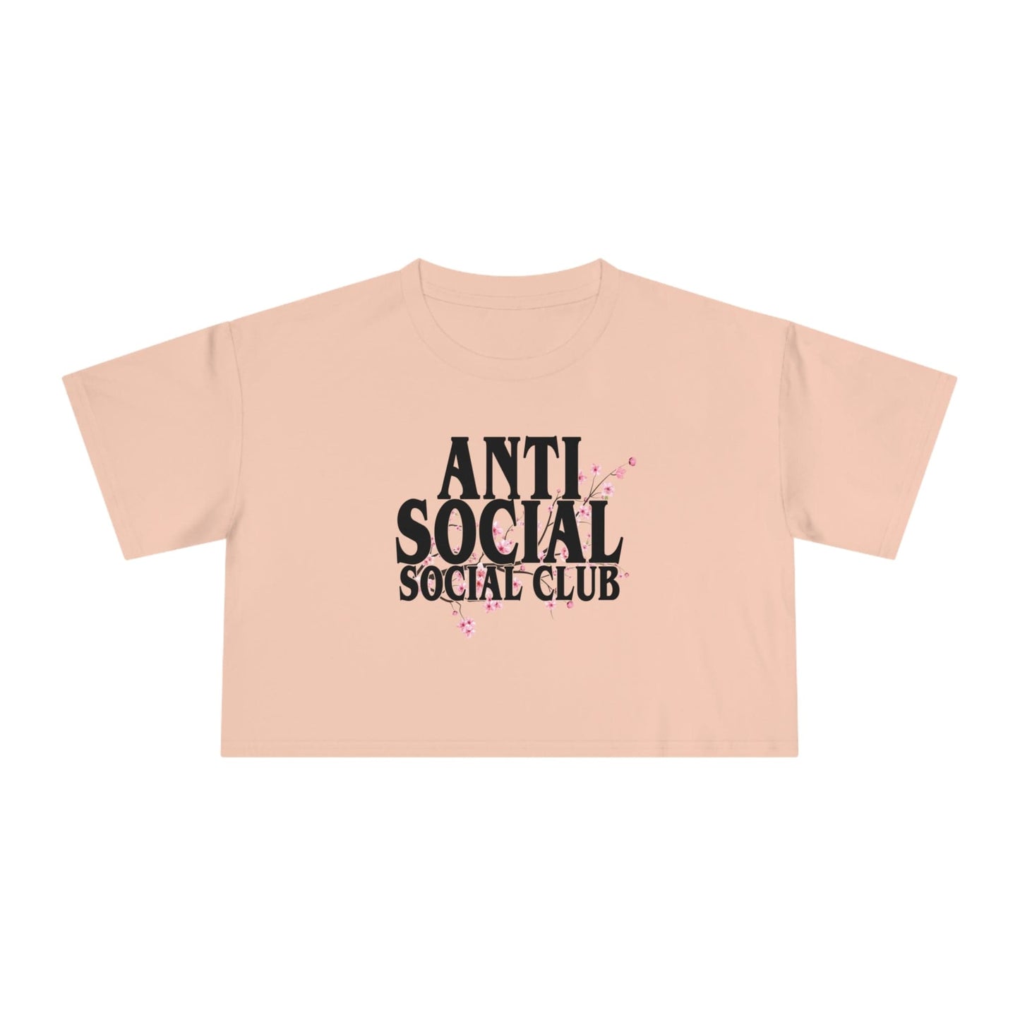 Anti Social Social Club Crop Tee Graphic Tees Australia Graphic T-Shirt Australia -  Cool Graphic T-Shirts Online - 