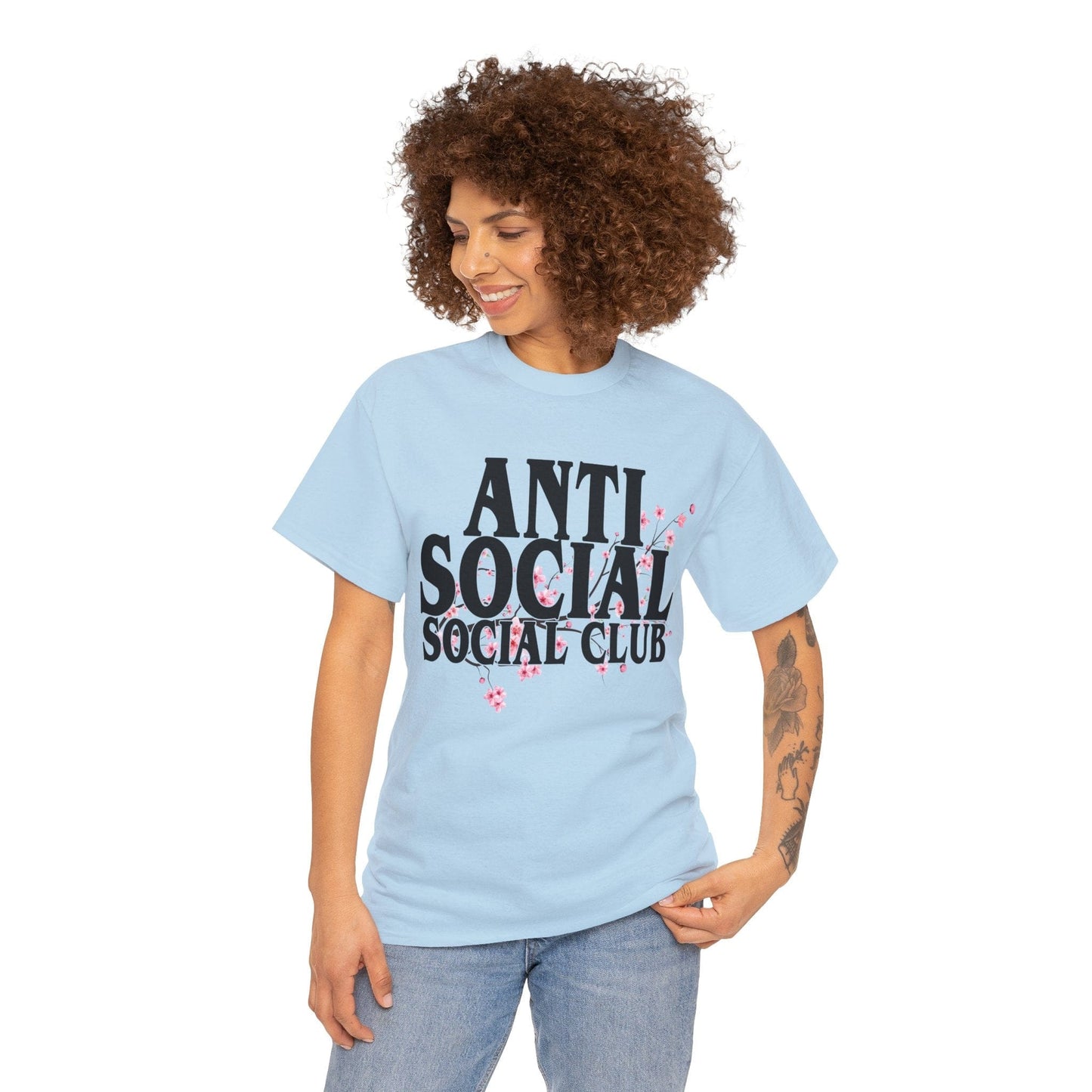 Anti Social Social Club Graphic Tee Graphic Tees Australia Light Blue / S Graphic T-Shirt Australia -  Cool Graphic T-Shirts Online -  Anti Social Social Club T-Shirt | Funny Graphic T-Shirts Australia