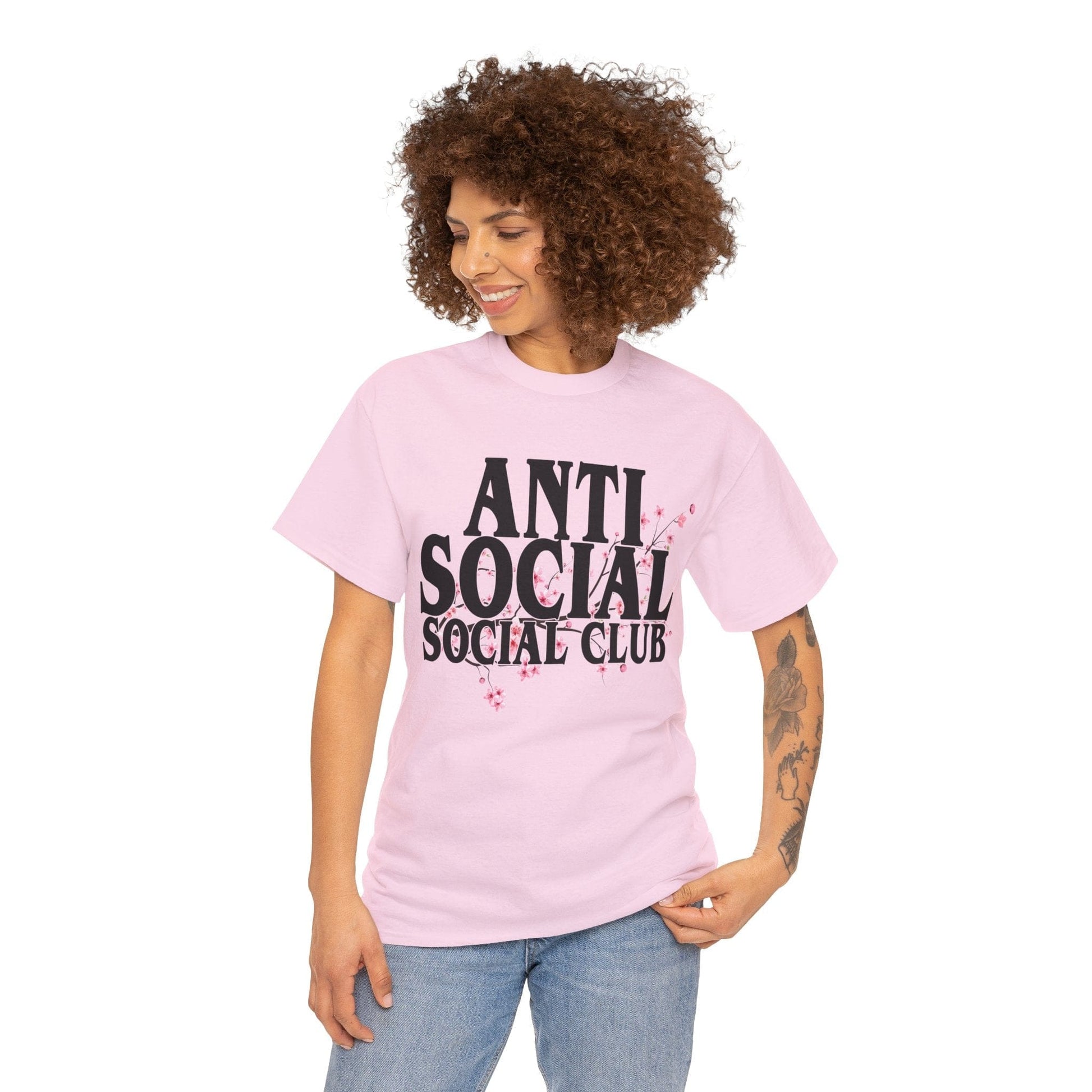 Anti Social Social Club Graphic Tee Graphic Tees Australia Light Pink / S Graphic T-Shirt Australia -  Cool Graphic T-Shirts Online -  Anti Social Social Club T-Shirt | Funny Graphic T-Shirts Australia