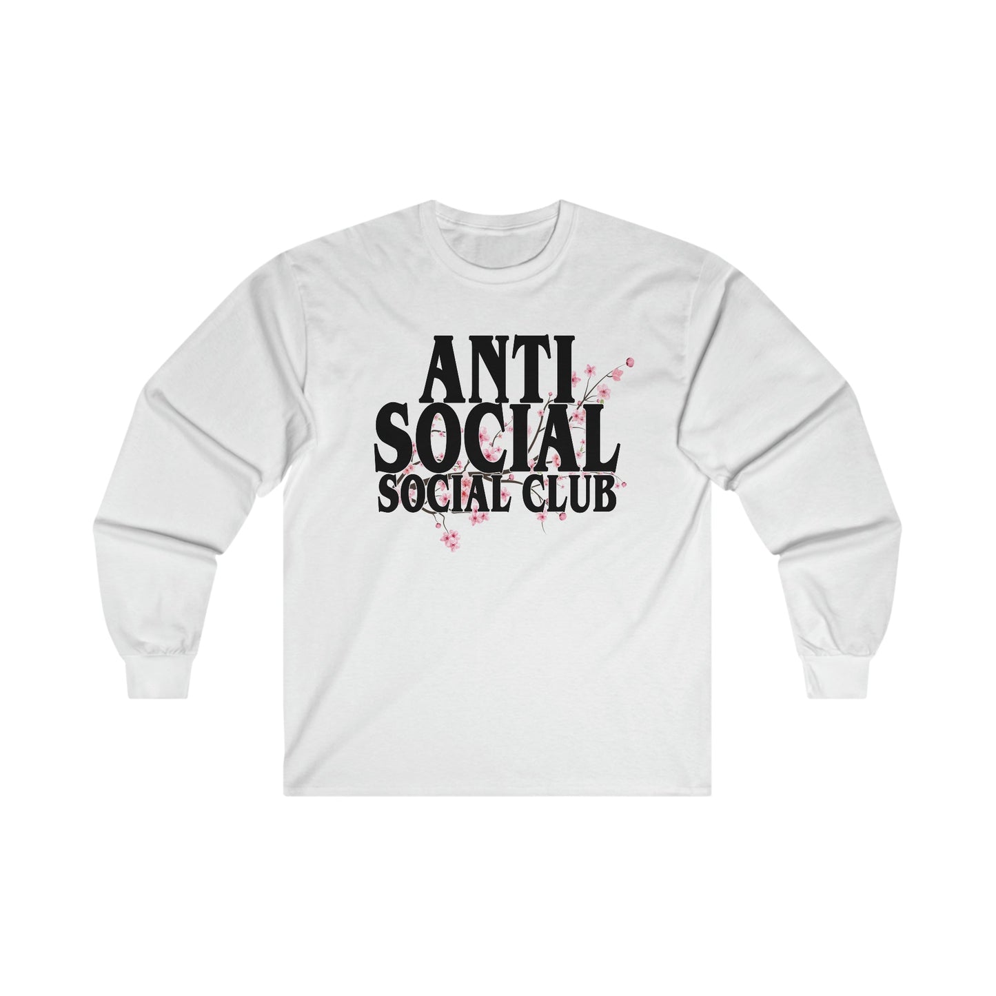 Anti Social Social Club Long Sleeve Graphic Tees Australia S / White Graphic T-Shirt Australia -  Cool Graphic T-Shirts Online - 