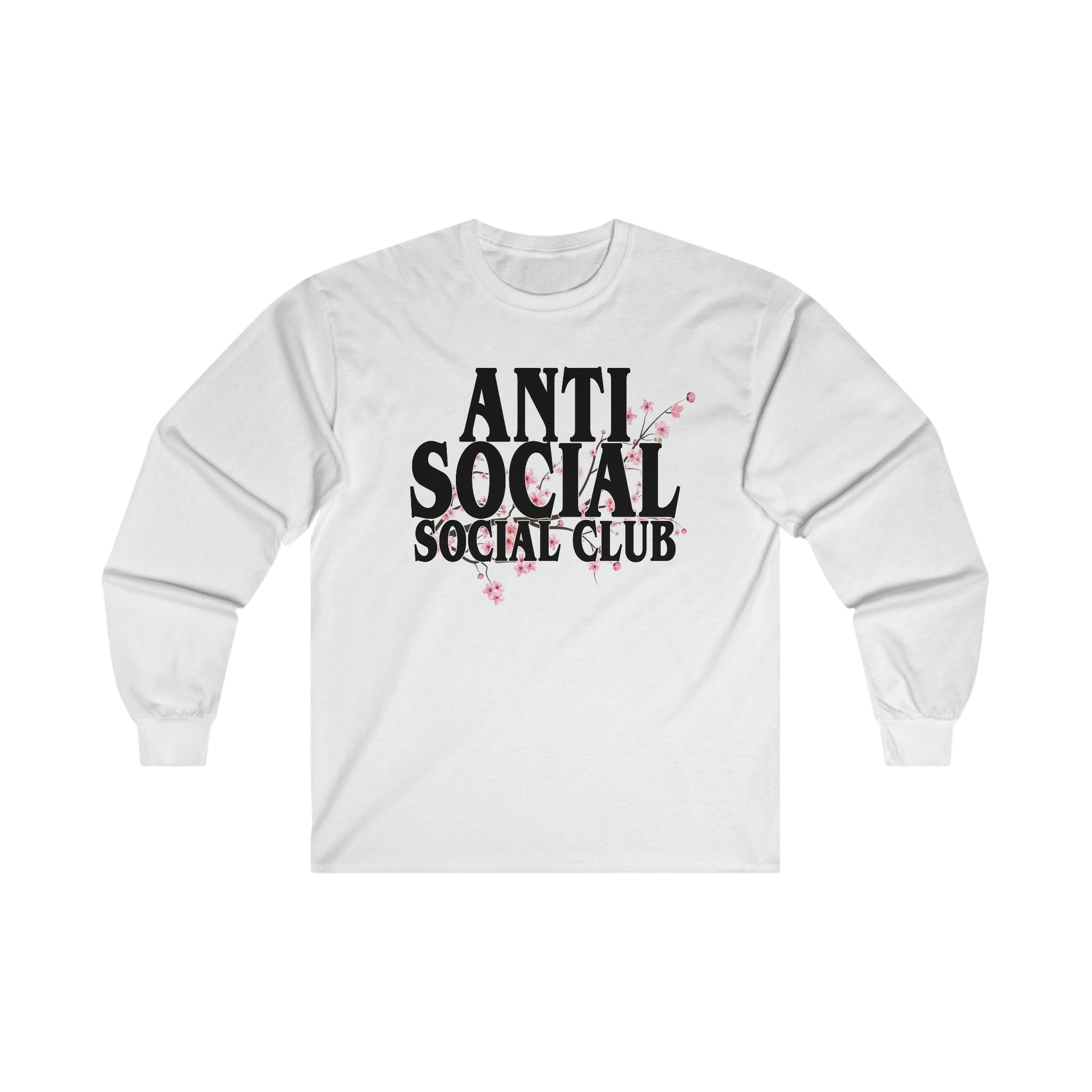 Anti Social Social Club Long Sleeve Graphic Tees Australia S / White Graphic T-Shirt Australia -  Cool Graphic T-Shirts Online - 