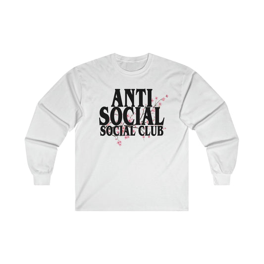 Anti Social Social Club Long Sleeve Graphic Tees Australia S / White Graphic T-Shirt Australia -  Cool Graphic T-Shirts Online - 