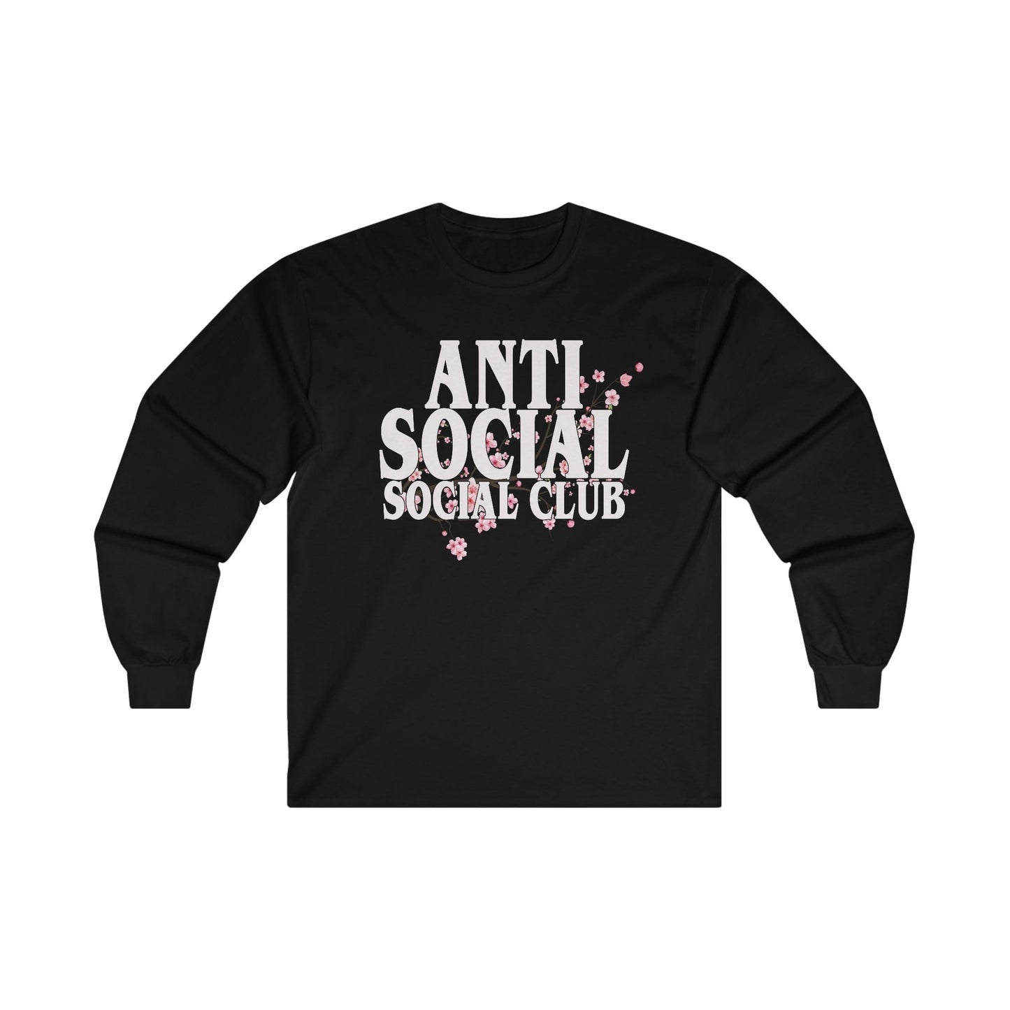 Anti Social Social Club Long Sleeve Graphic Tees Australia S / Black Graphic T-Shirt Australia -  Cool Graphic T-Shirts Online - 