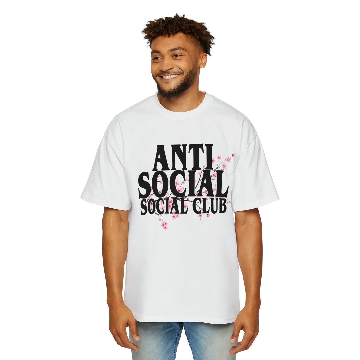 Anti Social Social Club Oversized Tee Graphic Tees Australia White / S Graphic T-Shirt Australia -  Cool Graphic T-Shirts Online - 