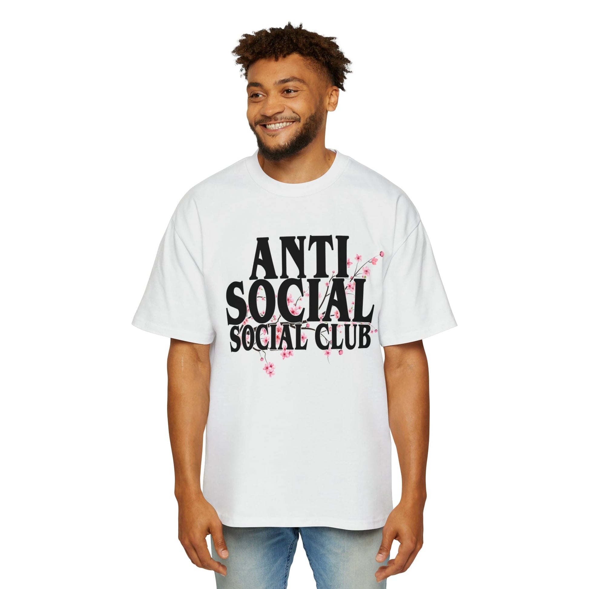 Anti Social Social Club Oversized Tee Graphic Tees Australia White / S Graphic T-Shirt Australia -  Cool Graphic T-Shirts Online - 