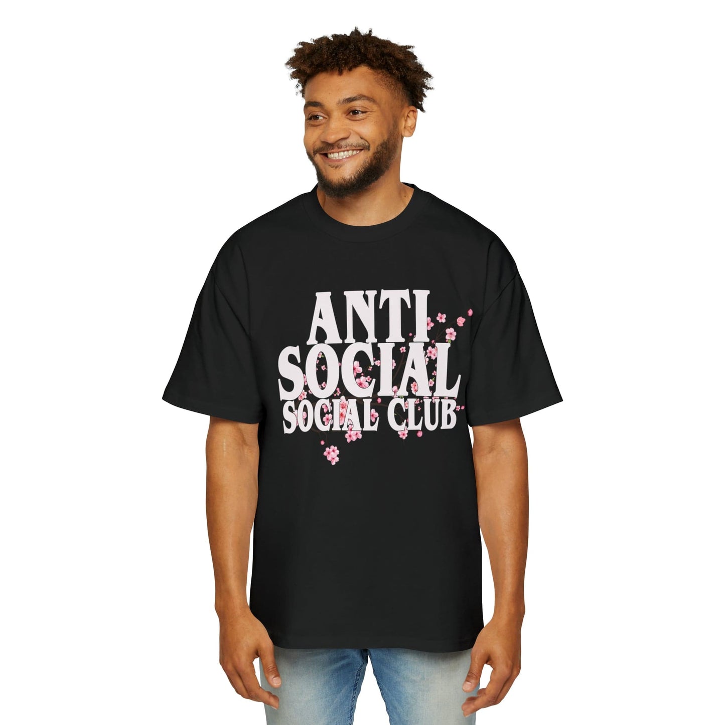 Anti Social Social Club Oversized Tee Graphic Tees Australia Black / S Graphic T-Shirt Australia -  Cool Graphic T-Shirts Online - 