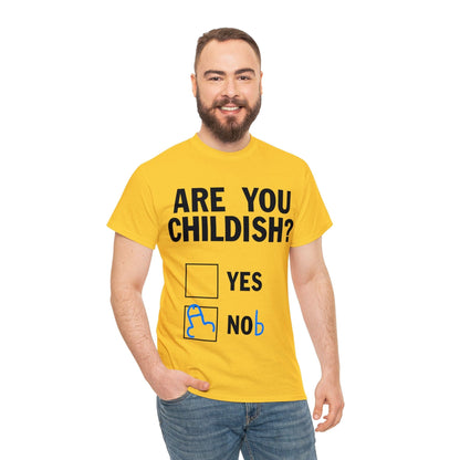 Are You Childish Graphic Tee Graphic Tees Australia Daisy / S Graphic T-Shirt Australia -  Cool Graphic T-Shirts Online -  Are You Childish T-Shirt | Funny T-Shirts Australia