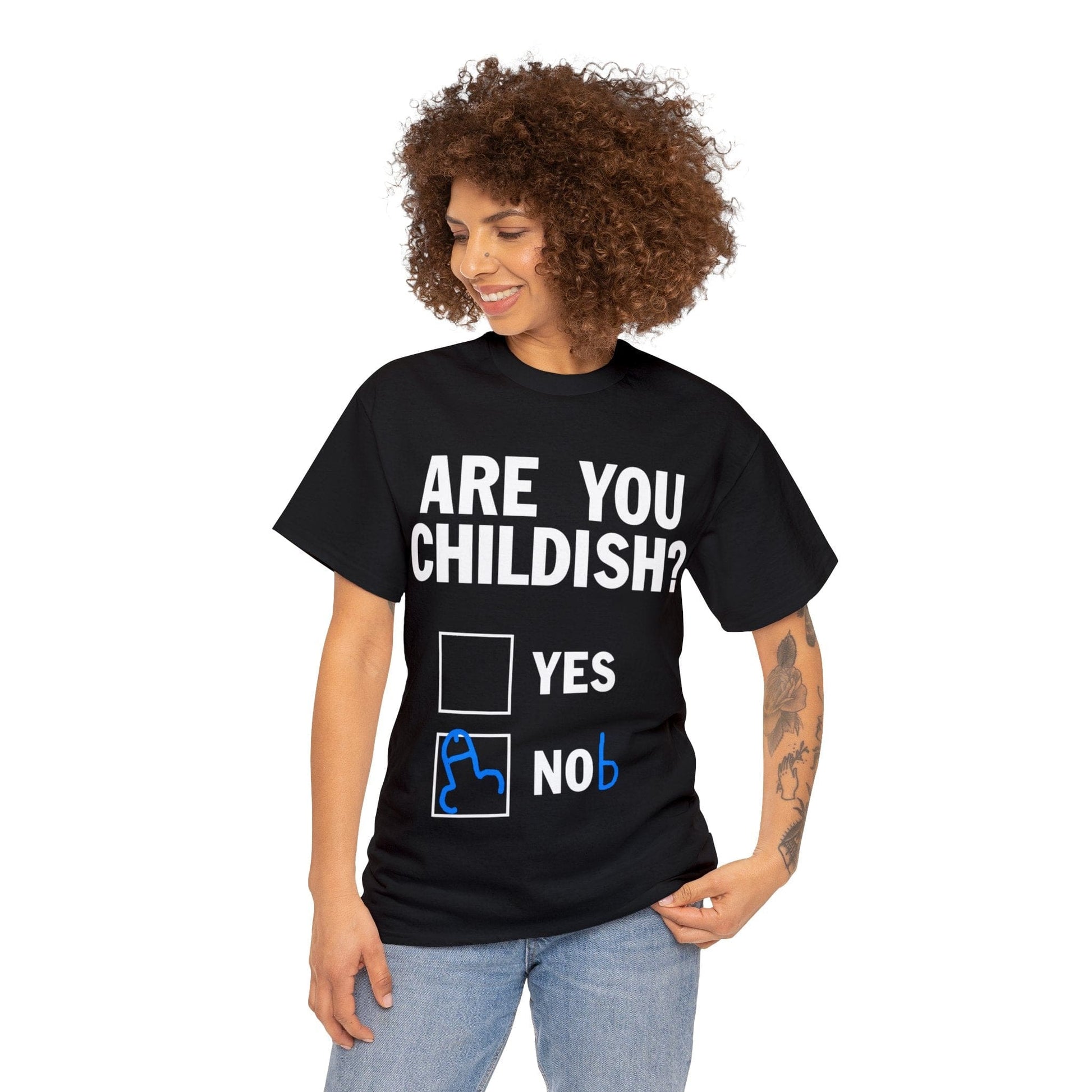 Are You Childish Graphic Tee Graphic Tees Australia Graphic T-Shirt Australia -  Cool Graphic T-Shirts Online -  Are You Childish T-Shirt | Funny T-Shirts Australia