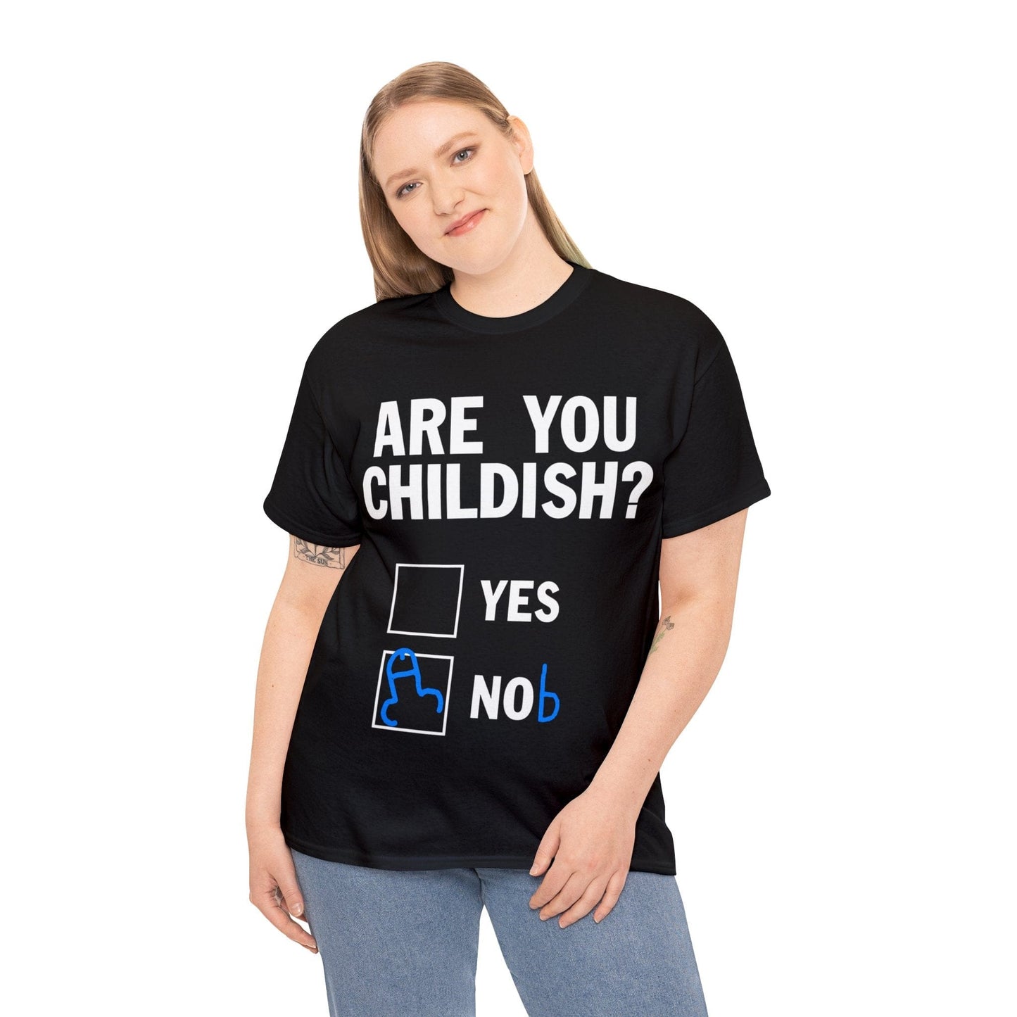 Are You Childish Graphic Tee Graphic Tees Australia Graphic T-Shirt Australia -  Cool Graphic T-Shirts Online -  Are You Childish T-Shirt | Funny T-Shirts Australia