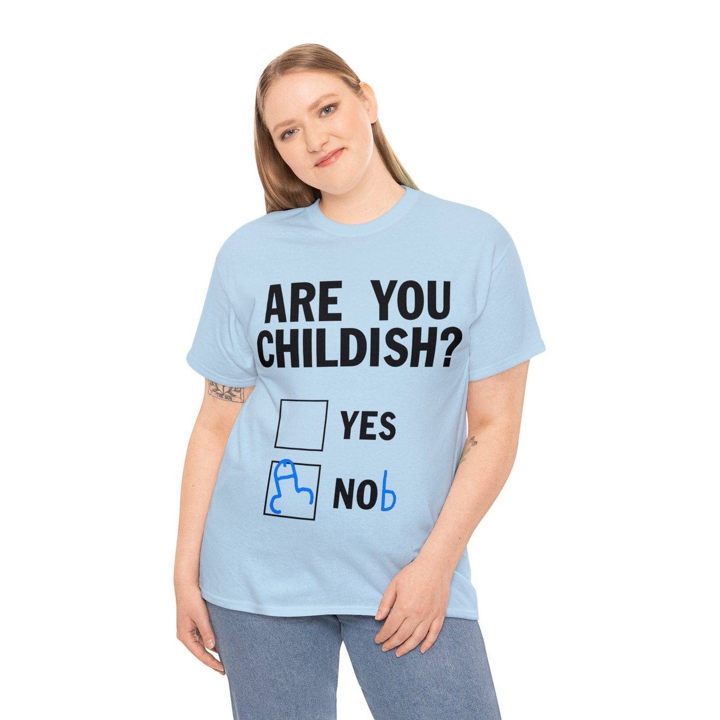 Are You Childish Graphic Tee Graphic Tees Australia Graphic T-Shirt Australia -  Cool Graphic T-Shirts Online -  Are You Childish T-Shirt | Funny T-Shirts Australia