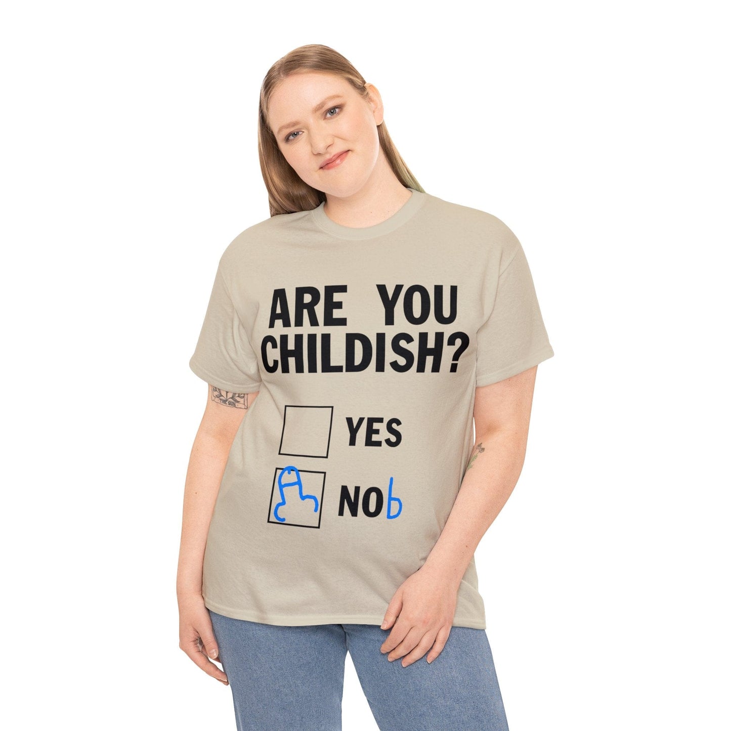 Are You Childish Graphic Tee Graphic Tees Australia Graphic T-Shirt Australia -  Cool Graphic T-Shirts Online -  Are You Childish T-Shirt | Funny T-Shirts Australia