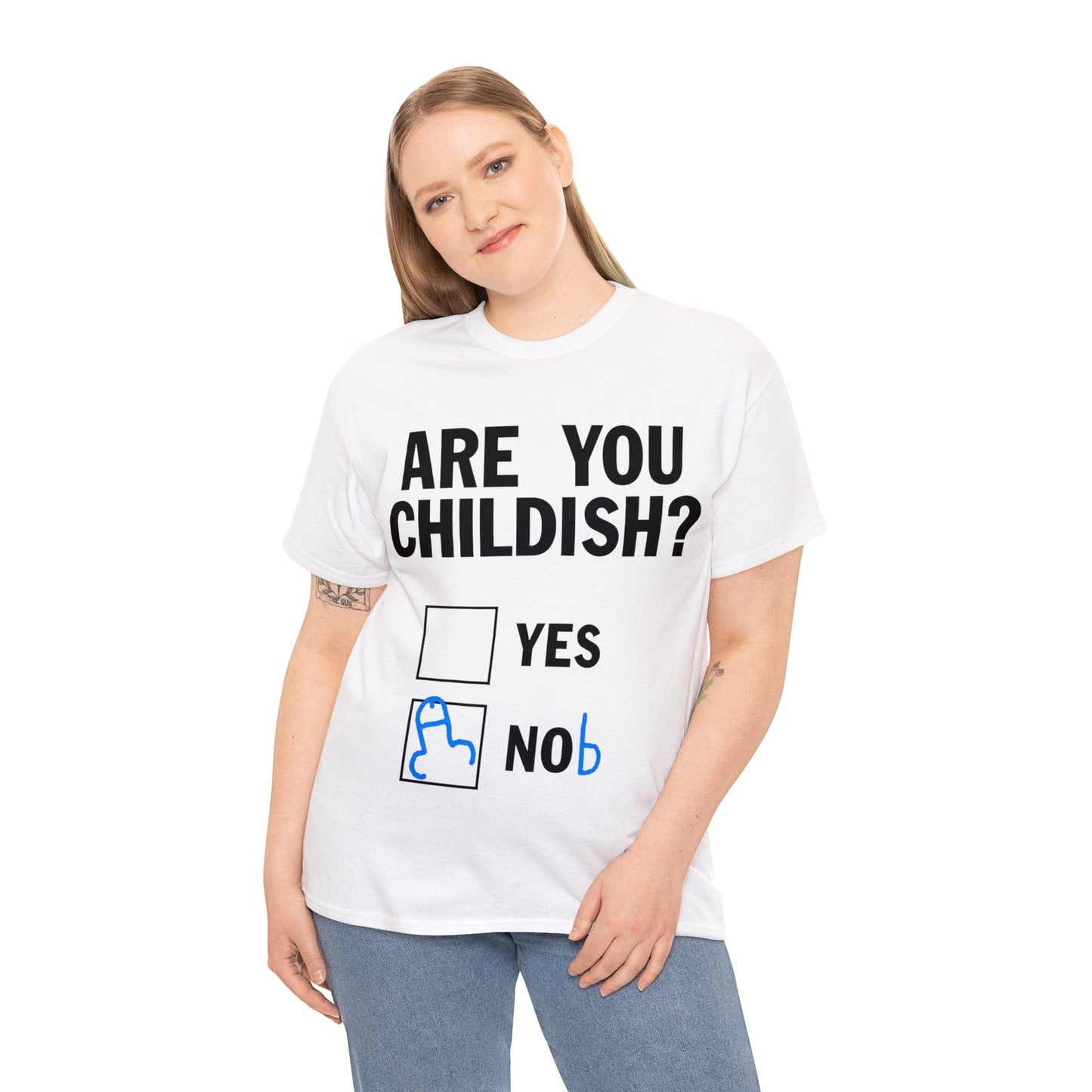 Are You Childish Graphic Tee Graphic Tees Australia Graphic T-Shirt Australia -  Cool Graphic T-Shirts Online -  Are You Childish T-Shirt | Funny T-Shirts Australia